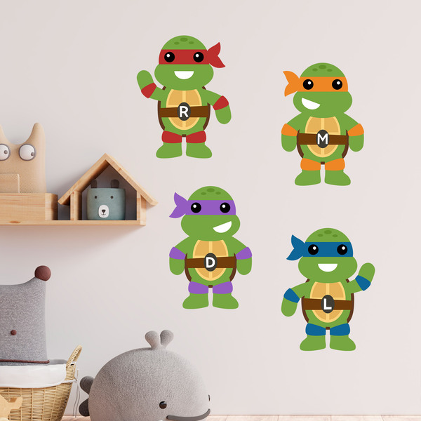 Stickers pour enfants: Kit Tortues Ninja