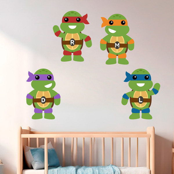 Stickers pour enfants: Kit Tortues Ninja