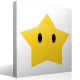 Stickers pour enfants: Grande Étoile de Mario Bros 4