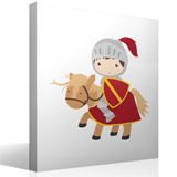 Stickers pour enfants: Chevalier Rouge 4