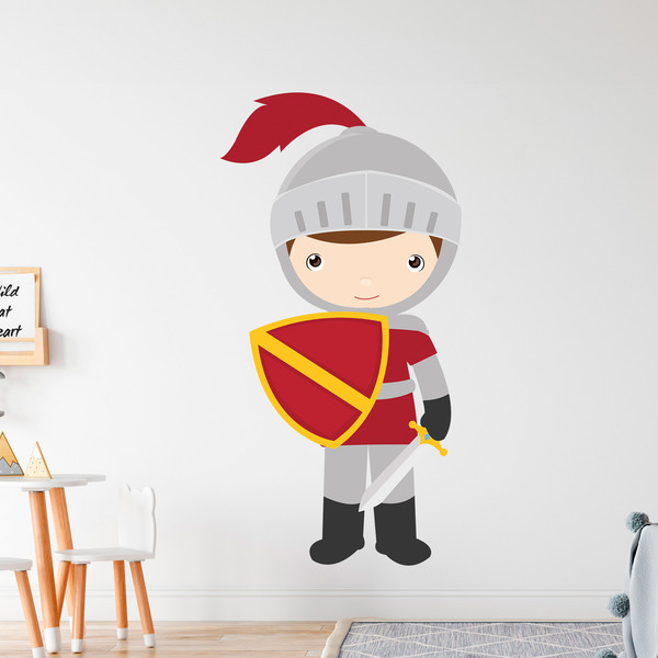 Stickers pour enfants: Garnet chevalier