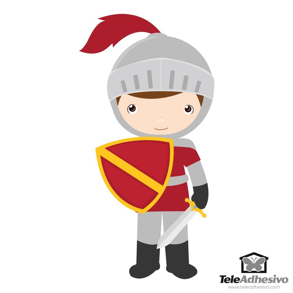 Stickers pour enfants: Garnet chevalier