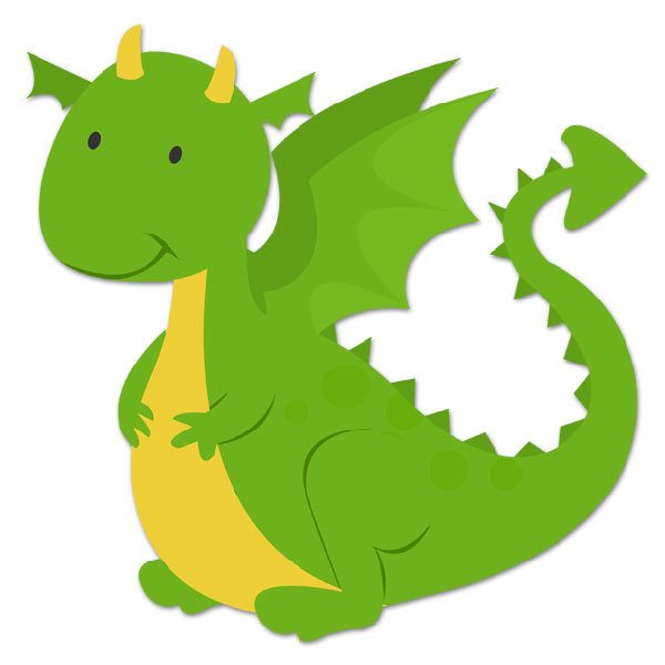 Stickers pour enfants: Dragon 