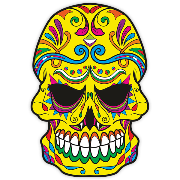 Stickers muraux: Crâne Mexicain El Santo