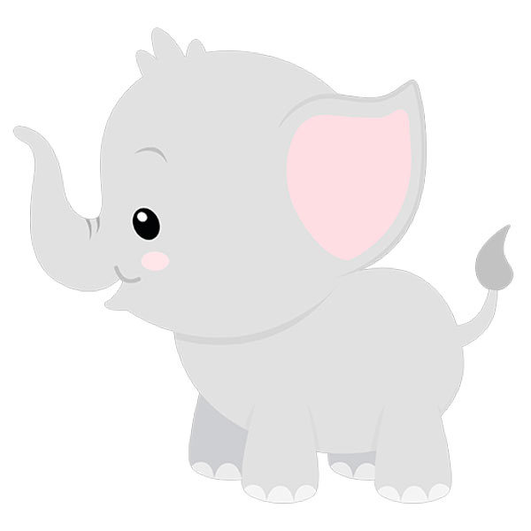 Stickers pour enfants: Joyeux éléphant