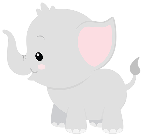 Stickers pour enfants: Joyeux éléphant