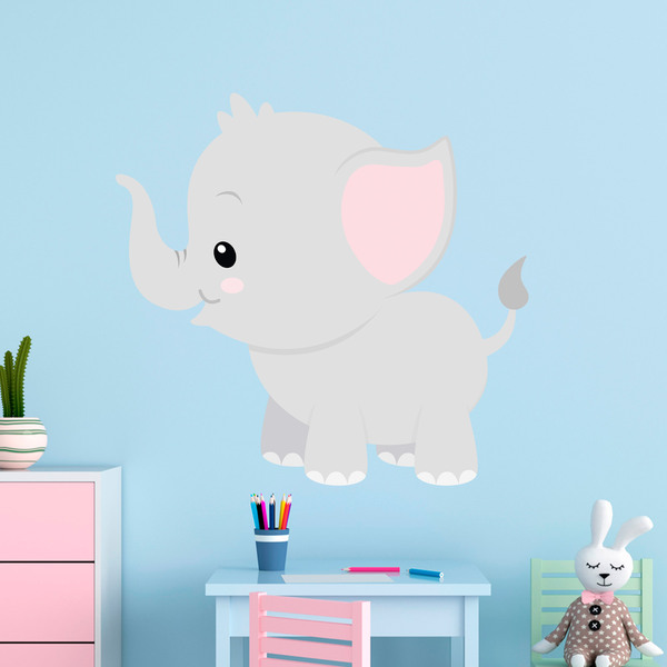 Stickers pour enfants: Joyeux éléphant