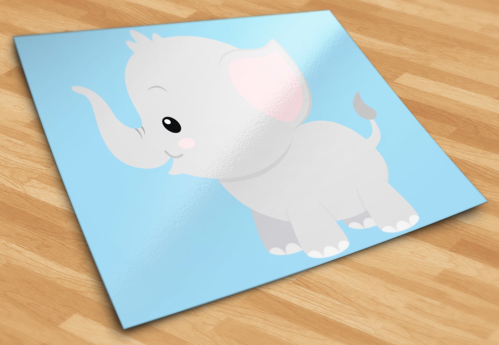 Stickers pour enfants: Joyeux éléphant