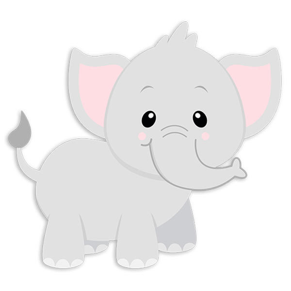 Stickers pour enfants: Heureux éléphant