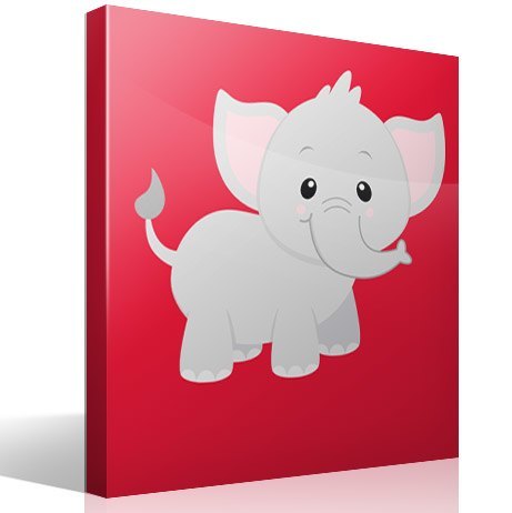 Stickers pour enfants: Heureux éléphant