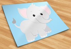 Stickers pour enfants: Heureux éléphant 6