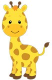 Stickers pour enfants: Girafe heureuse 5