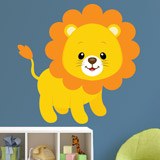 Stickers pour enfants: Lion heureux 3
