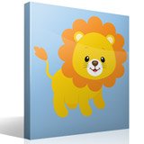 Stickers pour enfants: Lion heureux 4