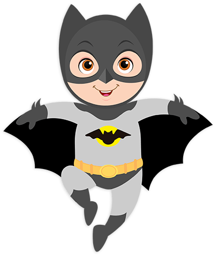 Stickers pour enfants: Batman volant
