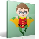 Stickers pour enfants: Robin volant 4