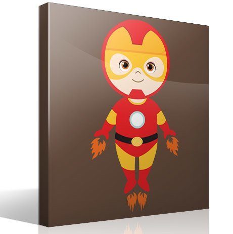 Stickers pour enfants: Ironman volant