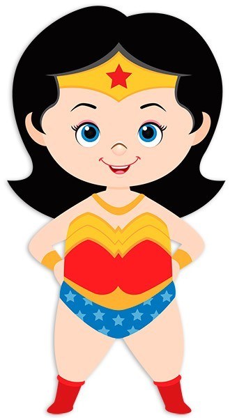 Stickers pour enfants: Wonder Woman
