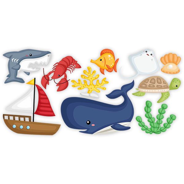 Stickers pour enfants: Kit Croisière sur l