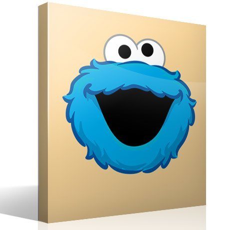 Stickers pour enfants: Rire de cookies Monster