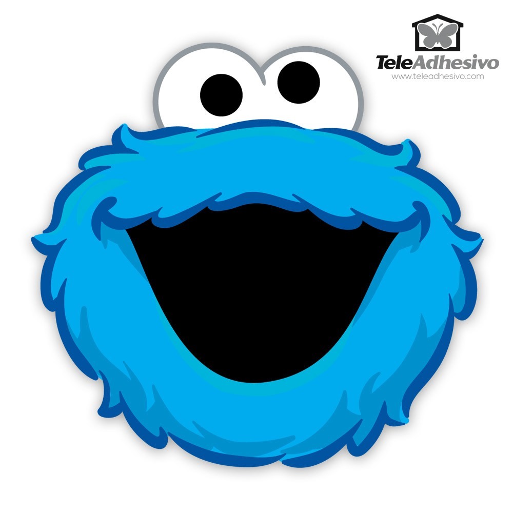 Stickers pour enfants: Rire de cookies Monster