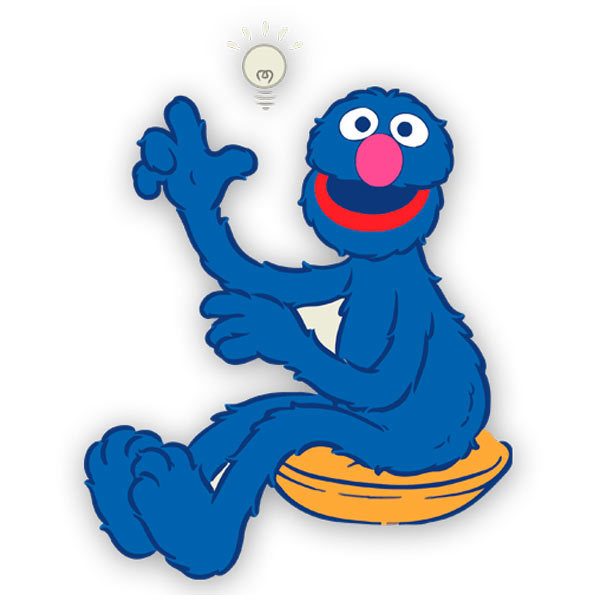 Stickers pour enfants: Grover a une idée