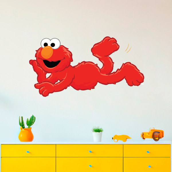 Stickers pour enfants: Elmo couché