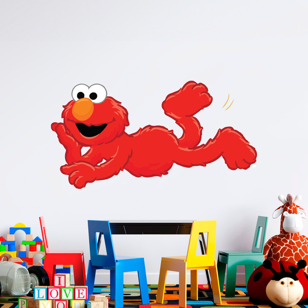 Stickers pour enfants: Elmo couché