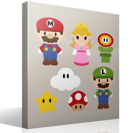 Stickers pour enfants: Kit Mario Bros