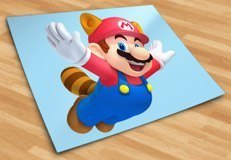Stickers pour enfants: Mario Raccoon 5