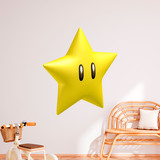 Stickers pour enfants: Étoile de Mario Bros 4
