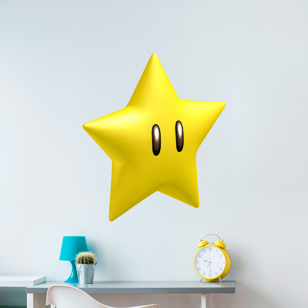 Stickers pour enfants: Étoile de Mario Bros