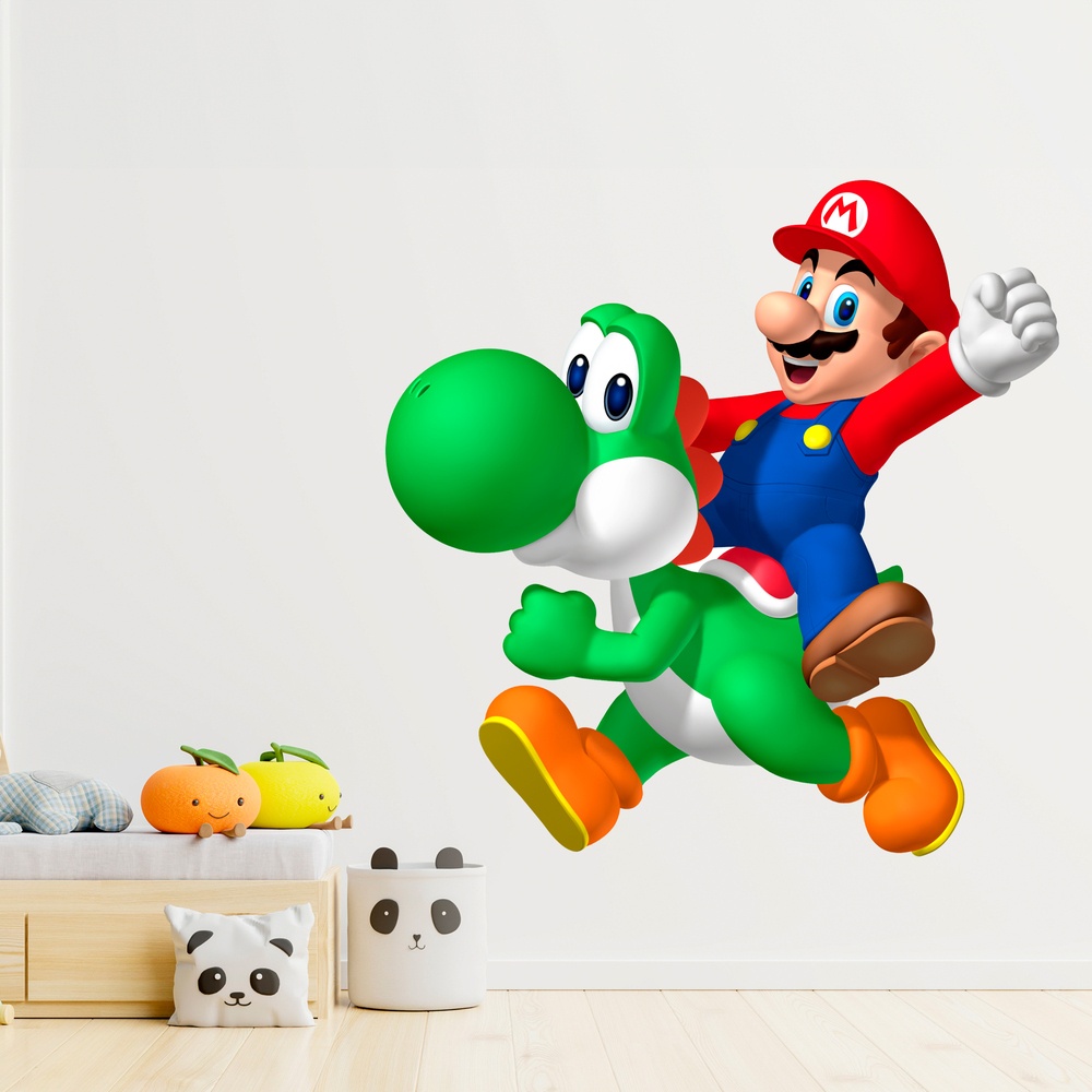 Stickers pour enfants: Mario et Yoshi