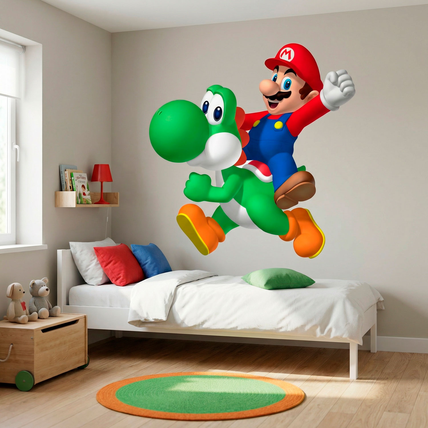 Stickers pour enfants: Mario et Yoshi