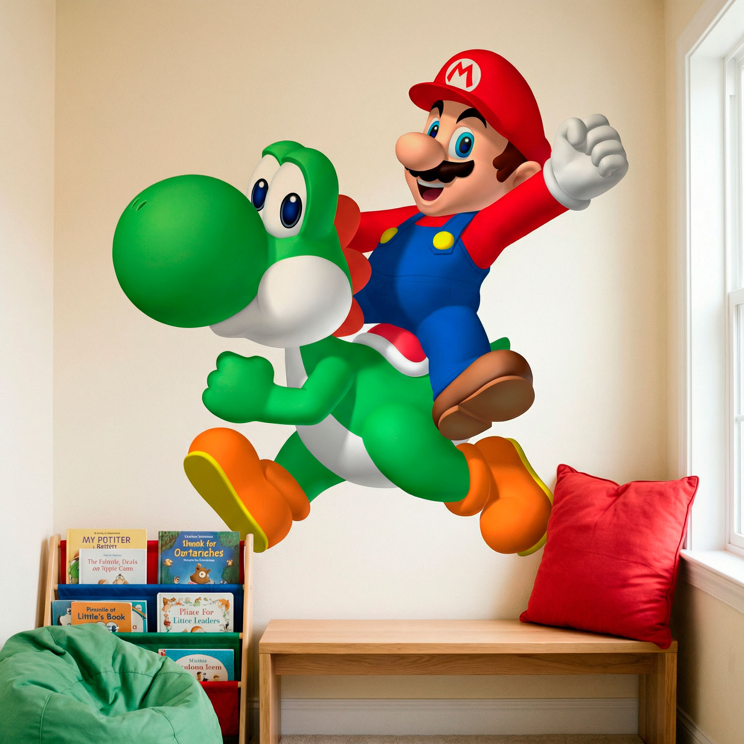 Stickers pour enfants: Mario et Yoshi