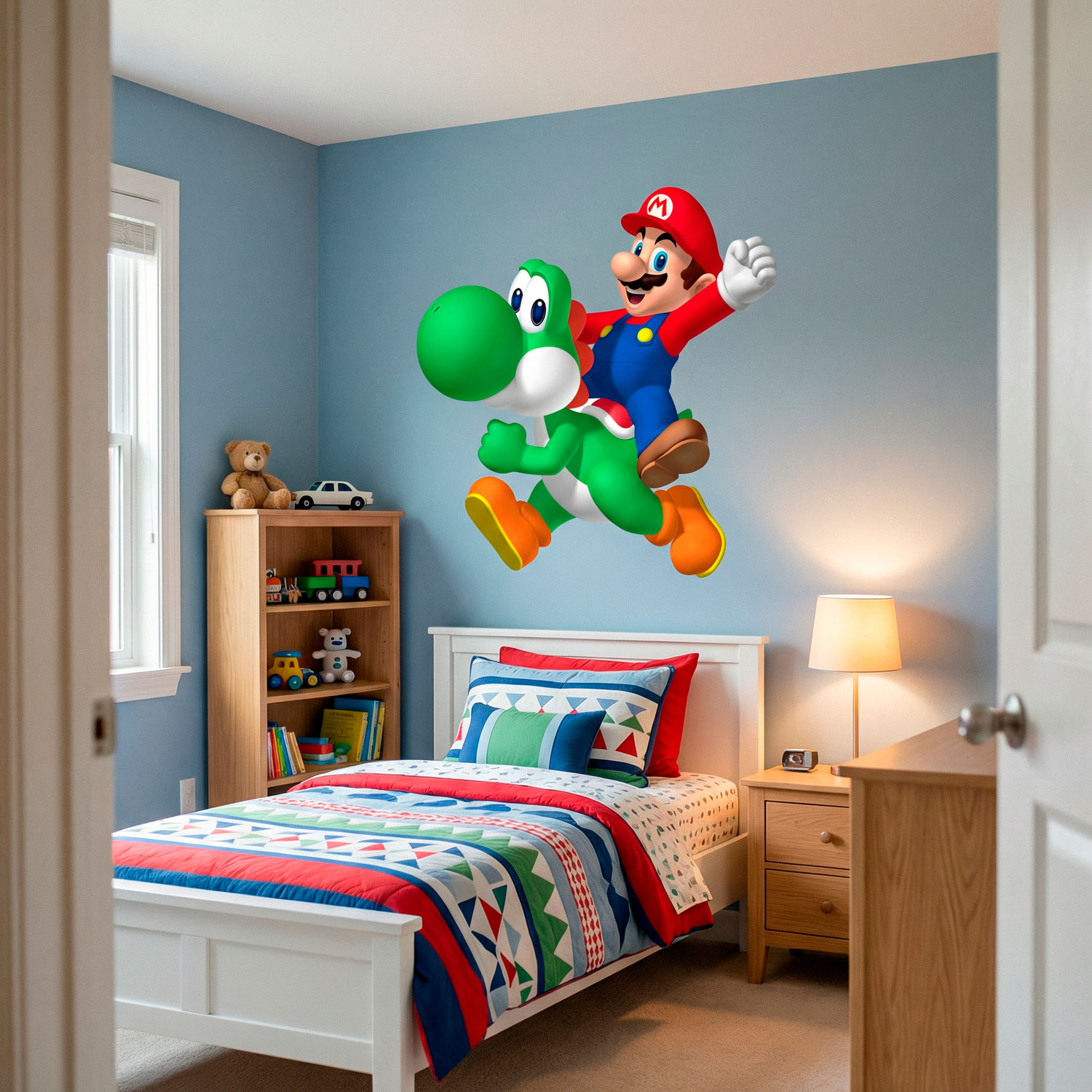 Stickers pour enfants: Mario et Yoshi