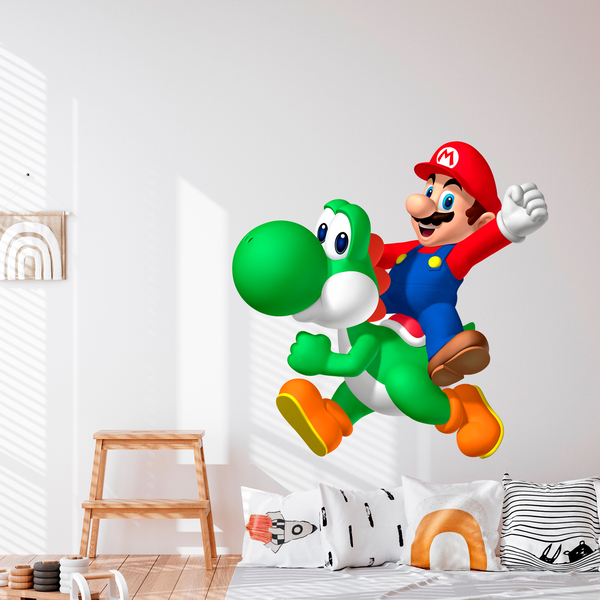 Stickers pour enfants: Mario et Yoshi