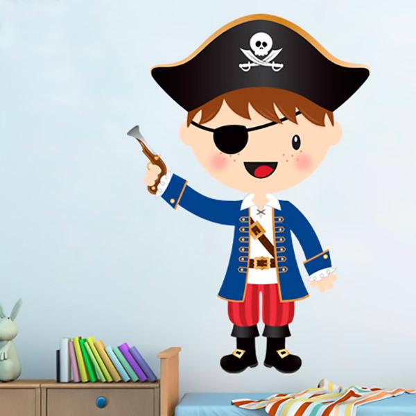 Stickers pour enfants: Le petit pistolet de pirate