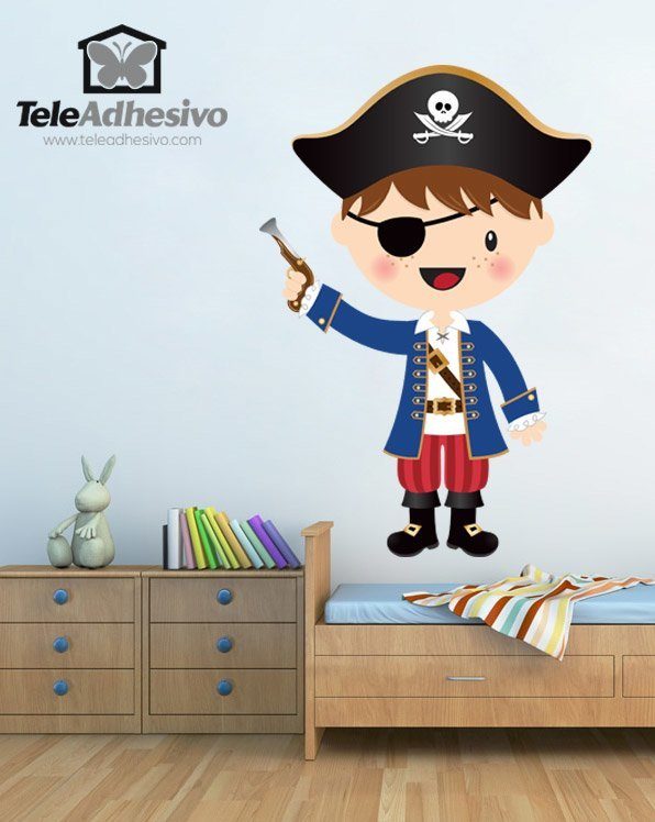 Stickers pour enfants: Le petit pistolet de pirate