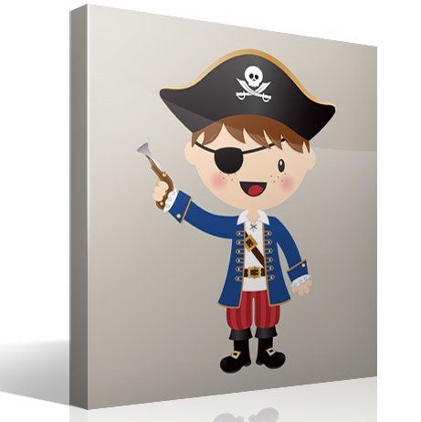 Stickers pour enfants: Le petit pistolet de pirate