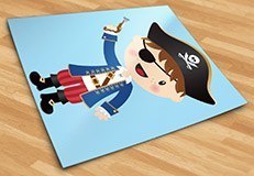 Stickers pour enfants: Le petit pistolet de pirate 5