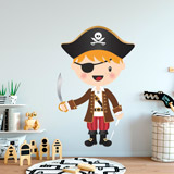 Stickers pour enfants: Le petit pirate sabre 5