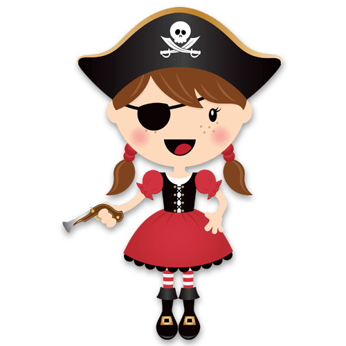 Stickers pour enfants: La petite pistolet de pirate