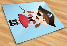 Stickers pour enfants: La petite pistolet de pirate 5