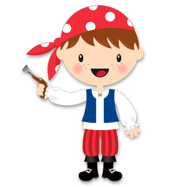 Stickers pour enfants: La petite pistolet de corsaire