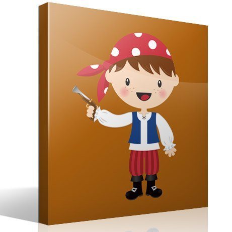 Stickers pour enfants: La petite pistolet de corsaire