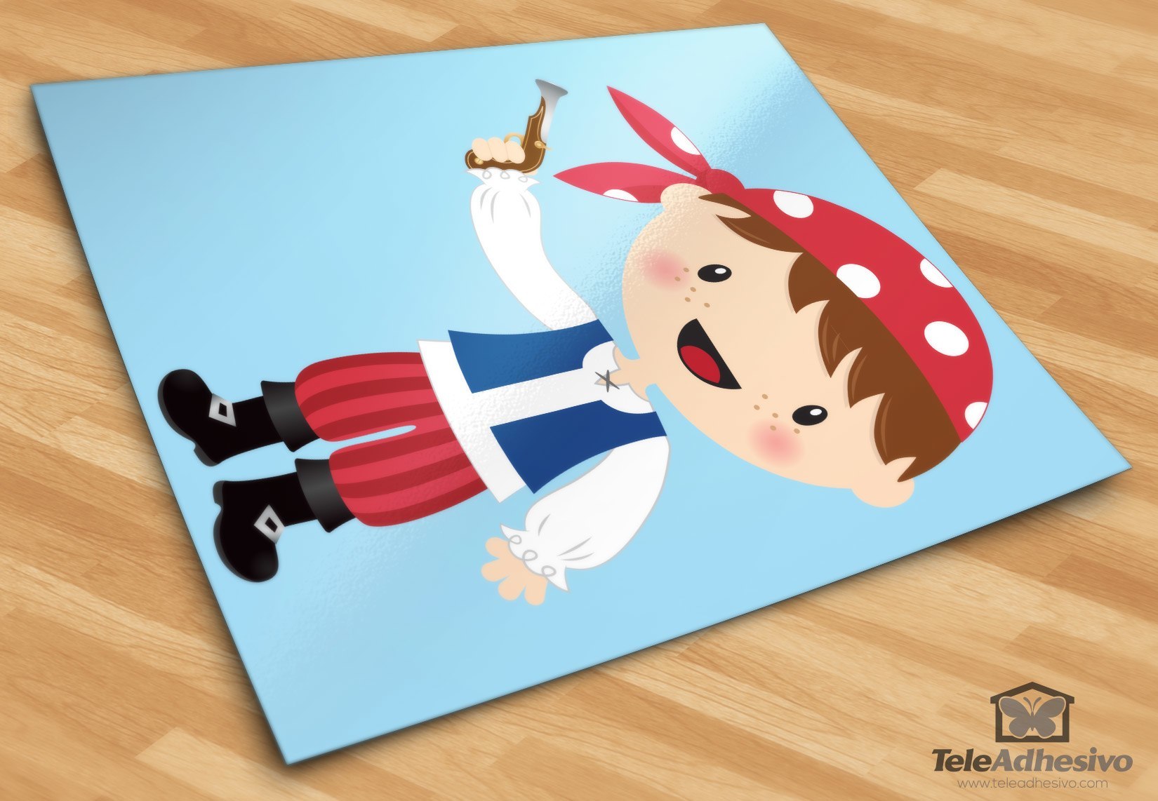 Stickers pour enfants: La petite pistolet de corsaire