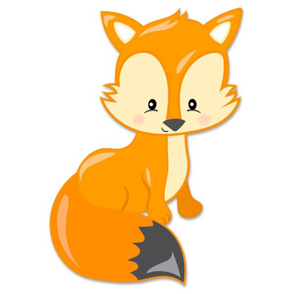 Stickers pour enfants: Renard de la forêt