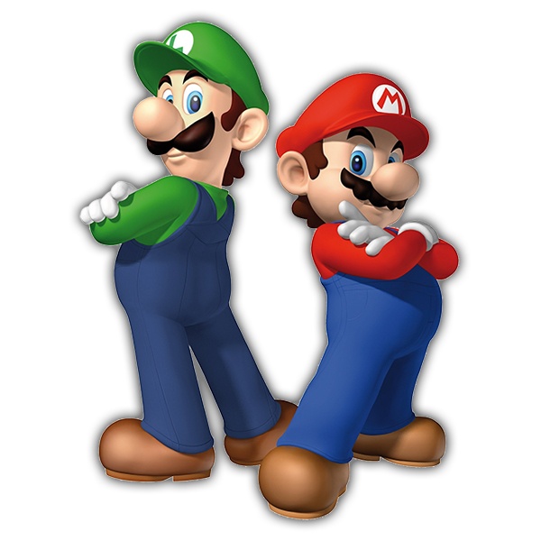 Stickers pour enfants: Super Mario et Luigi