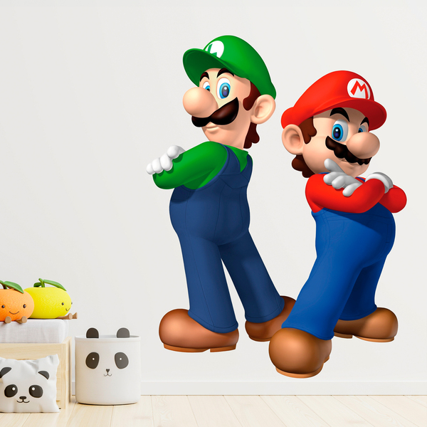 Stickers pour enfants: Super Mario et Luigi